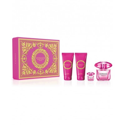 KIT VERSACE - Perfume Bright Crystal Absolu edp - Feminino 4 Peças COM MINIATURA